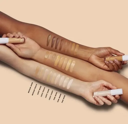 Elf Hydrating Camo Concealer Corrector Ojeras Alta Cobertura Tono Light Peach
