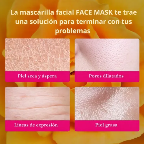 Mascarilla Facial Hidratante Acido Hialuronico Kiss Beauty