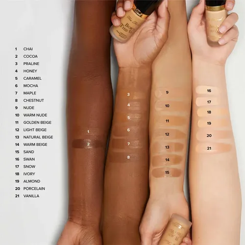 Base Too Faced Líquida Hidratante Born This Way Tono Light beige