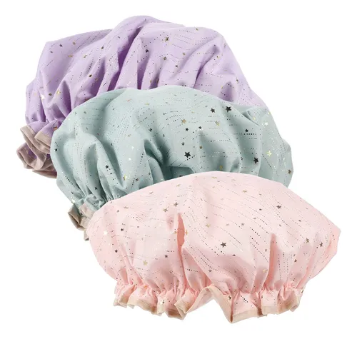 Gorros De Baño Dobles, Gorros De Ducha Impermeables