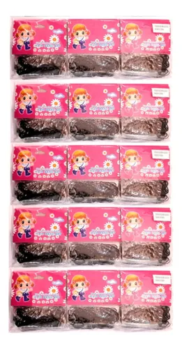 Pack X 5 Docenas Colita Gomita Trenza Banda Siliconada