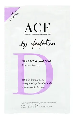 Acf Dadatina Refill Defensa Crema Facial Repuesto Local