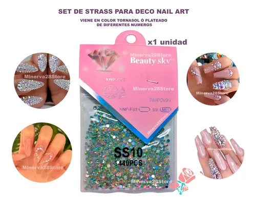 Kit Tips Uñas Soft Gel Paris Night X500u Capping Gel Navi