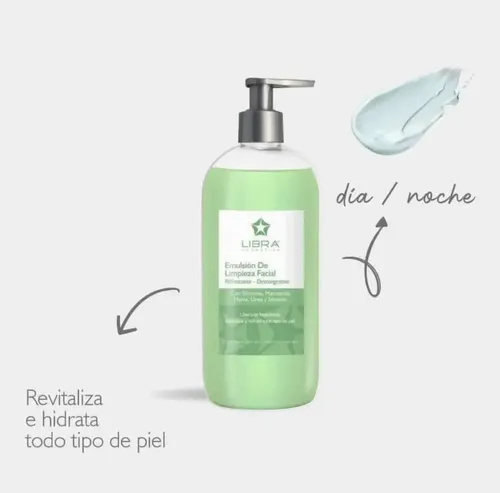 Emulsion De Limpieza Facial Y Desmaquillante Libra X 500g