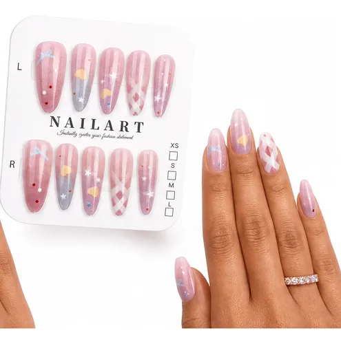 Pegatinas Para Uñas 72pzs Uso Apto Para La Oficina