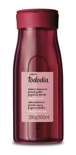 Jabón Líquido Corporal Natura Tododía Cereza Y Avellana 300m