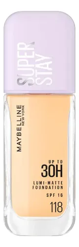 Base De Maquillaje Maybelline Super Stay Lumi-matte Tono 118