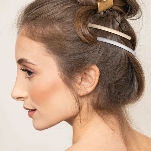 Pinzas Elásticas Lurrose Para Mujer, Delgadas Y Largas, Con