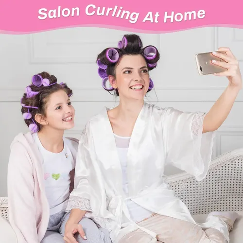 Set De Rulos Para El Cabello Selizo Jumbo 24 Piezas Para Cab