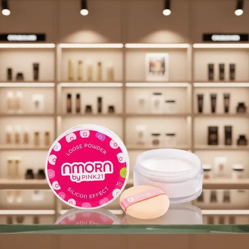 Polvo Suelto Pink21 Nmorn Efecto Silicona Loose Powder.