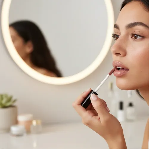 Labial Avon Powerstay Vinyl Nude Musa 16hr Larga Duración