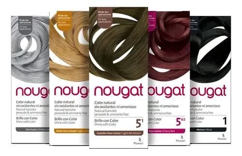 Tintura Plumari Nougat Brillo Sin Amoníaco Semi Permanente 4 Castaño Vegana