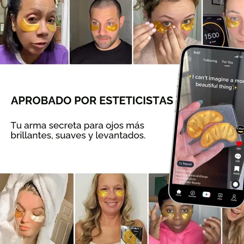 Mascarilla Para Ojeras Parches Ojos Colageno 40u