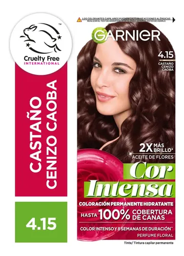 Kit Tintura Permanente Cor Intensa 4.15 Garnier
