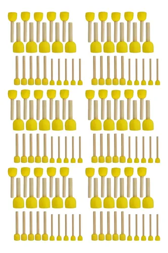 Juego De Esponjas Redondas De 120 Piezas, Herramientas De Pi