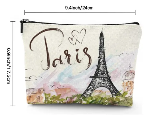 Bolsa De Maquillaje Franala Eiffel Tower Paris Romantic Para