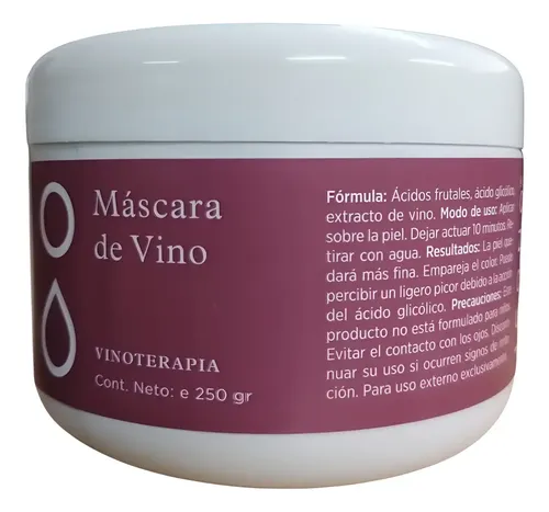 Mascara Facial Vinoterapia Antioxidante Icono 250gr