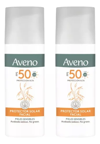 Combo X2 Aveno Protector Solar Fps50 Facial X50ml
