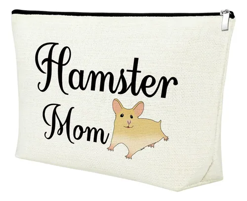 Bolsa De Maquillaje Mxrymvu Con Temática De Hámster Y Mamá,