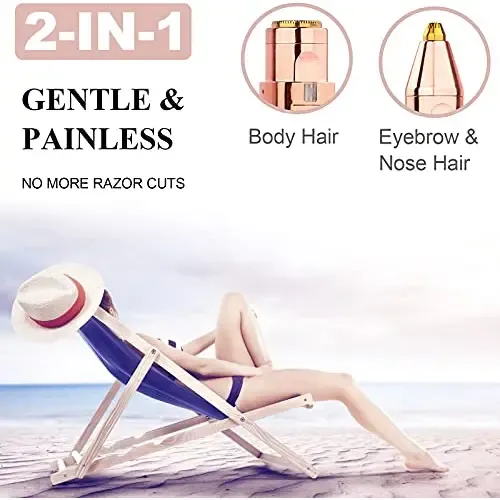 Removedor De Vello Facial Para Mujer, Recortador De Cejas, N