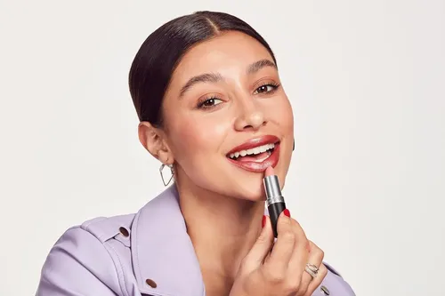 +lápiz Labial Rimmel Lasting Finish, 002 Caramelo. 002 Candy