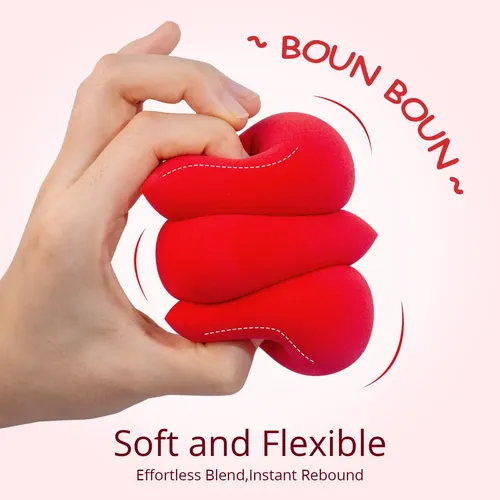 Set De Esponjas De Maquillaje Beakey Boun Boun, 5 Unidades,