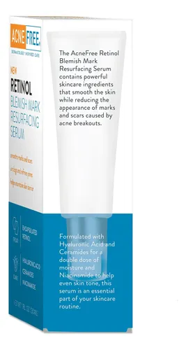 Sérum De Retinol Sin Acné Con Ácido Hialurónico, 1 Onza Acneica Día/noche