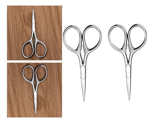 2 X Barba Belleza Inoxidable Bigote Cejas Nariz Recortar