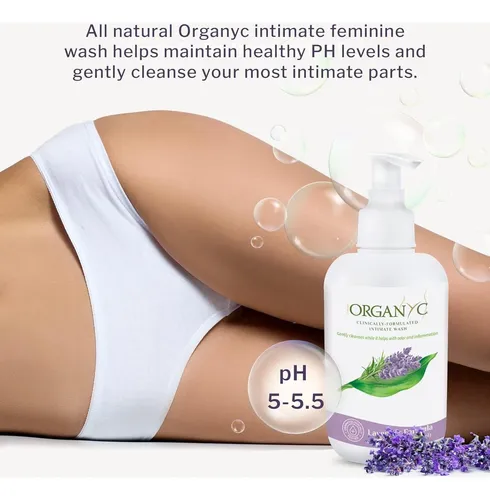 Cuidado Íntimo Organyc Lavanda 250 Ml