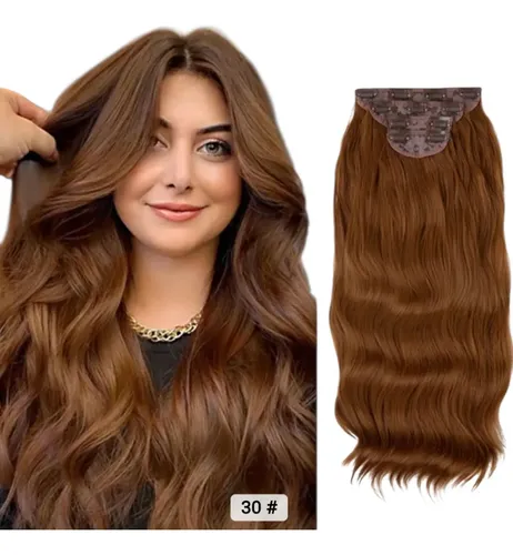 Extensiones De Cabello Set 4 Piezas Simil Natural Color 30