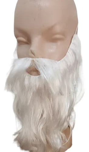 Barba Corta Blanca Disfraz No Peluca By La Parti Wigs!