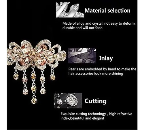 Broches De Pelo Grandes Y Elegantes De E Emzhole Para Mujer