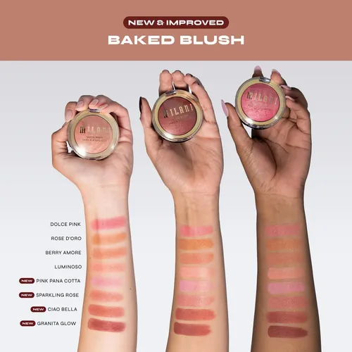 Rubor Milani Baked Blush Berry Amore Polvo Compacto