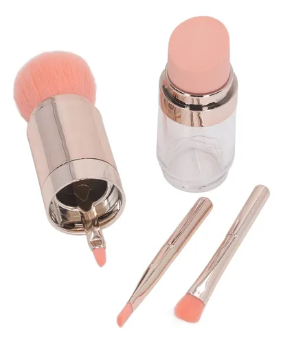 Esponja De Maquillaje 5 En 1, Brocha Holgada, Color Oro Rosa