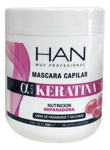 Han Mascara Alfa Keratina Nutricion Baño De Crema X 500