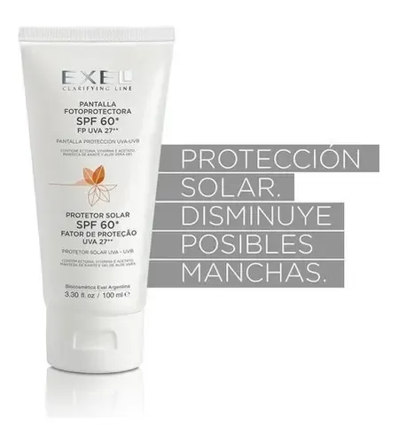 Pantalla Fotoprotectora Spf 60 Fp Uva 27 Exel 100 ml