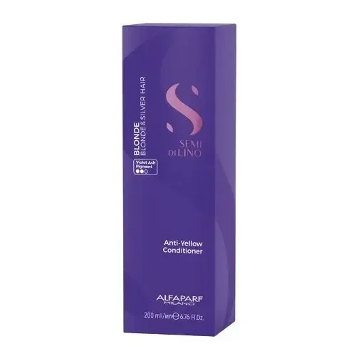 Acondicionador Alfaparf Anti-yellow Blonde & Silver Hair 200ml Semi Di Lino