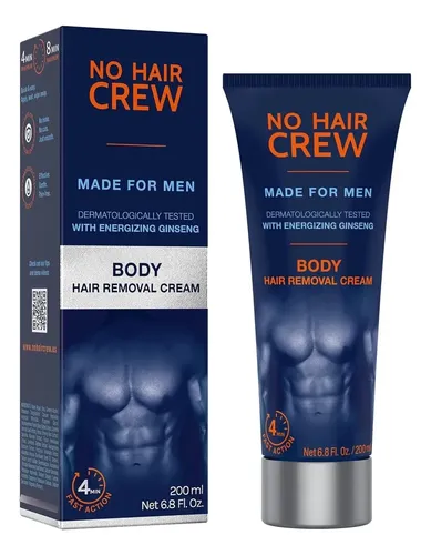 Depilación Masculina No Hair Crew 1 Unidad 200 Ml