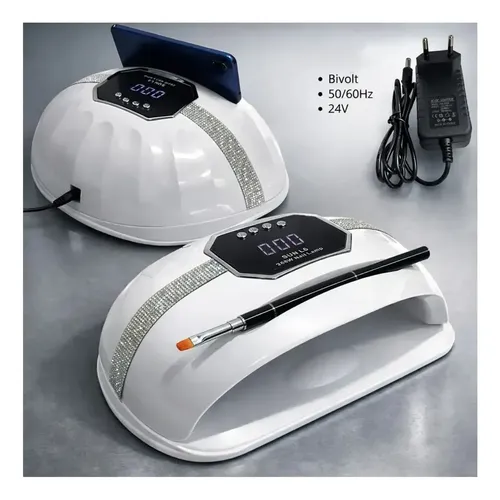Cabina Lámpara Uv Led L6 268watts City Girl Diseño Strass