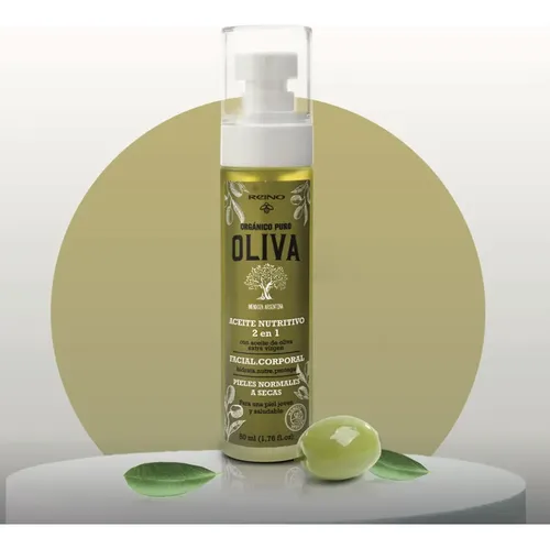 Aceite Nutritivo 2 en 1 Oliva Reino Facial Corporal Hidratante Piel 50 mL