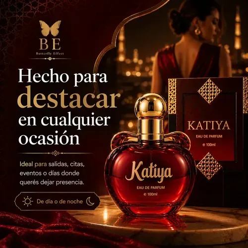 Perfume Arabe Con Feromonas Mujer Katiya Oud Ind Nacional