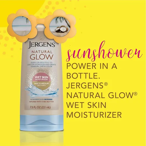 Loción De Ducha Jergens Natural Glow In, Autobronceadora