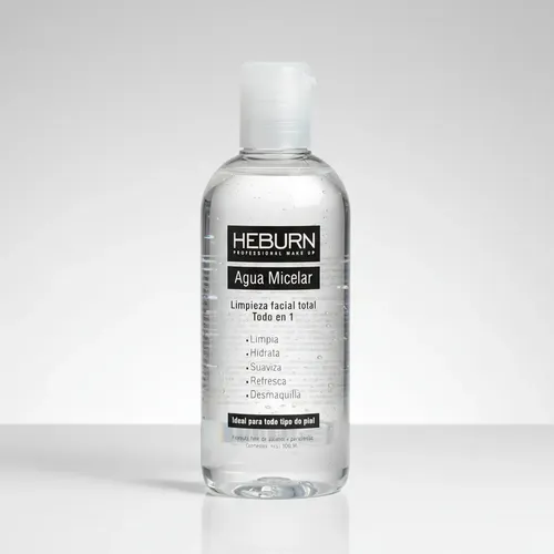 Agua Micelar Limpieza Facial Desmaquillante Heburn X 200 Ml