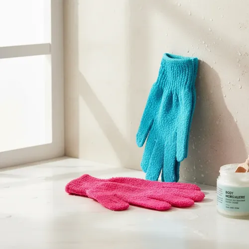 Guante Exfoliante X12 Manopla Suave, Baño, Spa, Corp.facial