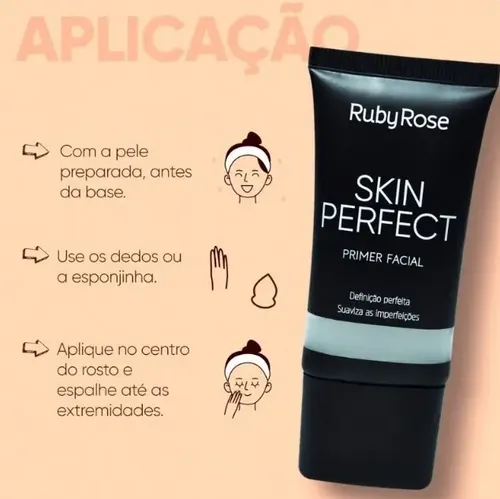 Primer Facial Ruby Rose Skin Perfect Efecto Blur 25ml
