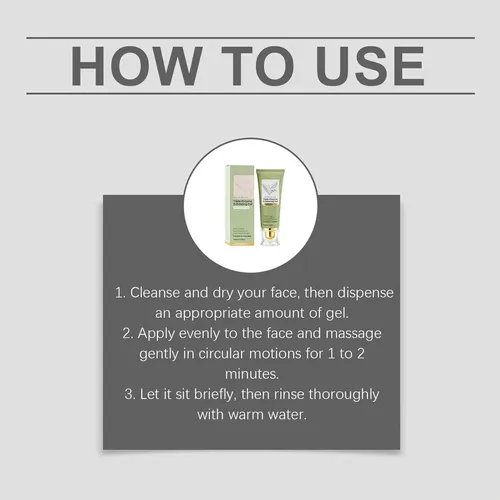 Gel Exfoliante Triple Enzimático, Removedor Suave De Piel Mu