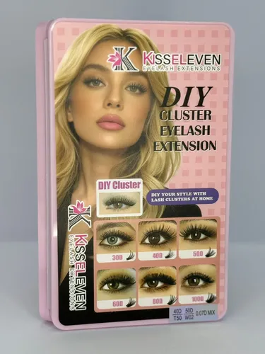 Libro Pestañas Postiza Kisseleven Volumen 40 50d Mix T50 W02