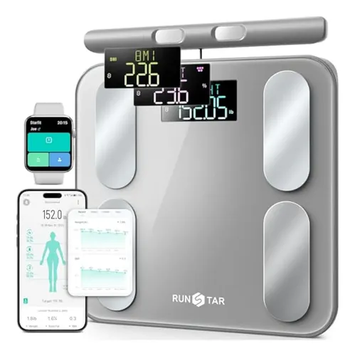 Báscula Digital De Baño Para Peso Corporal, Grasa