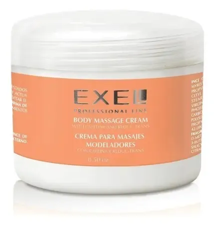 Exel Crema Masajes Modeladores Reductores Cafeína X 500gr.