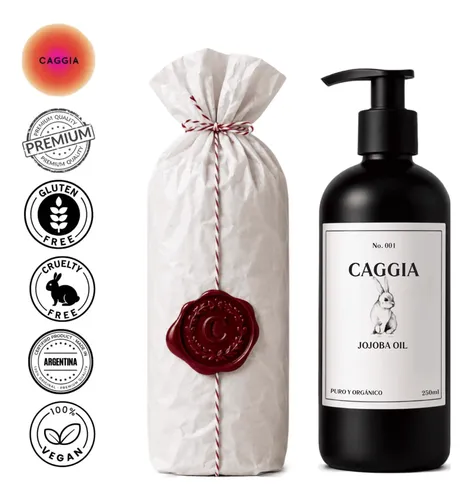 Aceite Corporal Jojoba Orgánico Antiedad Caggia 250ml